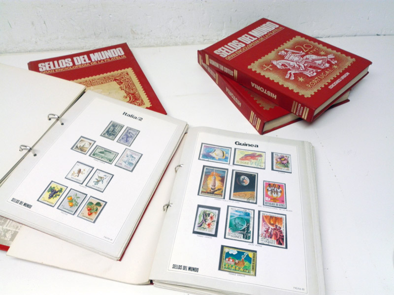 enciclopedia album coleccion sellos numismatica carton consultar modelos